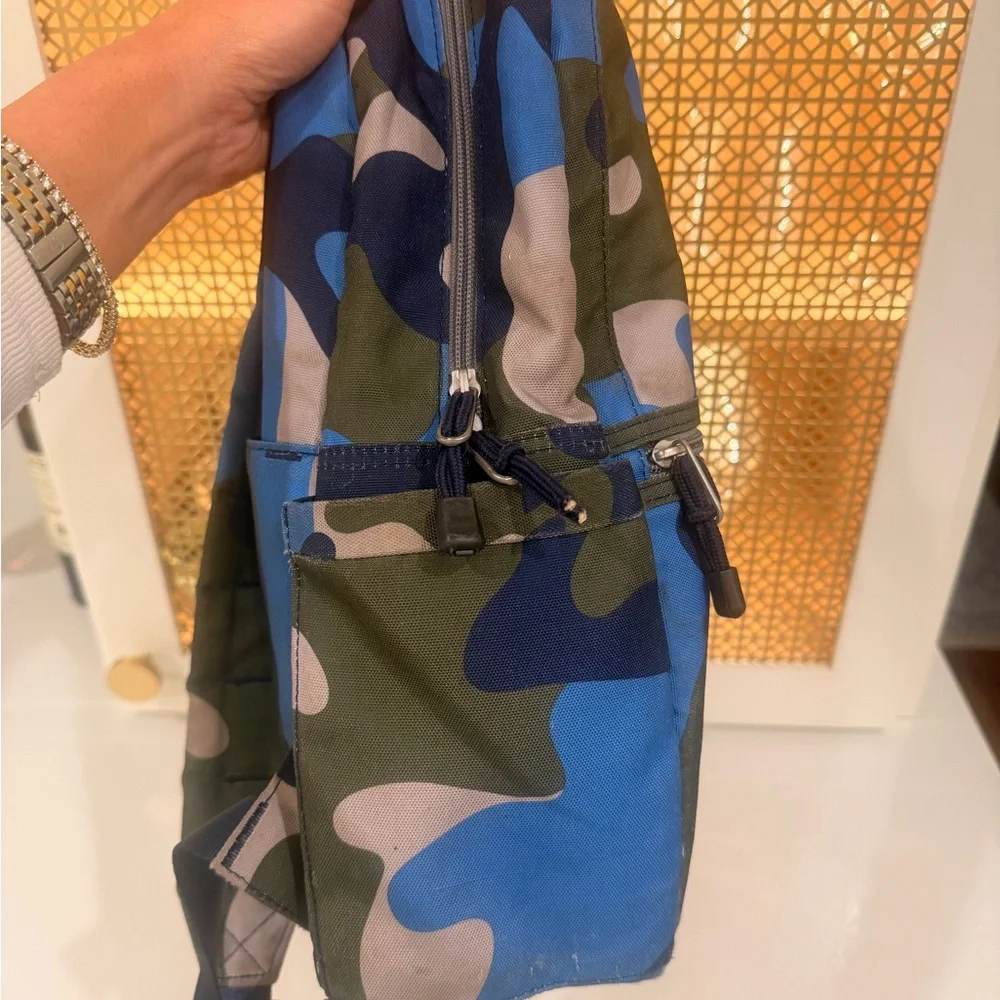 STATE Kane Blue & Green Camo Backpack for kids - Picture 5 of 10